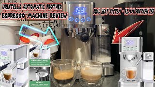 Review URintells Espresso Machine Automatic Milk Frother Dual Heat System Auto Cappuccino #coffee