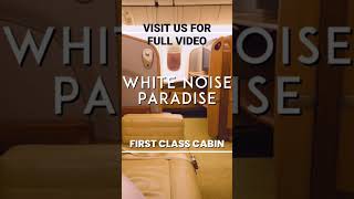 JETPLANE FIRST CLASS CABIN SOUNDS WHITE NOISE