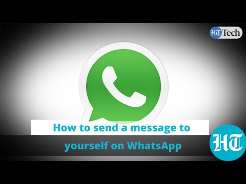 How to send a message to yourself on WhatsApp