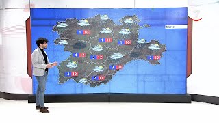 El tiempo en Castilla y León para el martes 25 de febrero