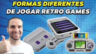 DIFERENTES FORMAS DE JOGAR RETRO GAMES DA SUA COLEÇÃO