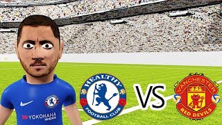 ⚽️ Chelsea vs Man United 1-0 | FA CUP FINAL (Cartoon Highlights)