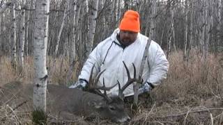 Big buck taken in northern Saskatchewan.