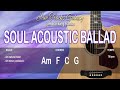 SOUL ACOUSTIC BALLAD Backing Track in Am (76 bpm)