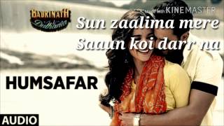 Humsafar Full Song With LYRICS | Badrinath Ki Dulhania | Alia bhatt, Varun Dhavan |Akhil Sachdeva