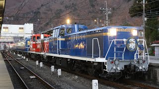 【DE10重連】 東武鉄道 DE10 -1109+DE10-1099+14系3両 DL大樹 鬼怒川温泉駅発車2