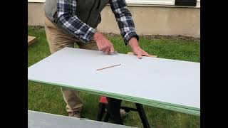An awesome new application for Hydro-Blok Wall board - Making your foundation wall look AMAZING.