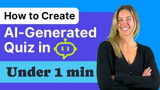 How to Create an AI-Generated Interactive Quiz [with Edcafe AI]