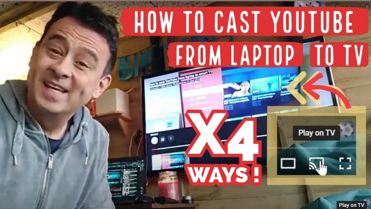 How To Cast YouTube From Laptop Or Phone (x4 METHODS) To Smart TV ...