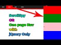 ScrollSpy / One Page Nav using jQuery Only || HTML5, CSS3, jQuery