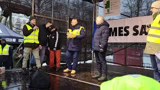 Jan Udo Sparenborg. Ūkininkų protestas. 2024 01 24 Vilnius