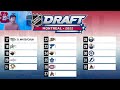 final 2022 nhl mock draft entire 1st round