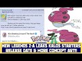 NEW LEGENDS Z-A LEAKS KALOS STARTERS NEW RELEASE DATE & MORE CONCEPT ART!! | Pokemon Leaks