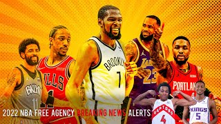 LIVE 2022 NBA Free Agency Breaking News Alerts