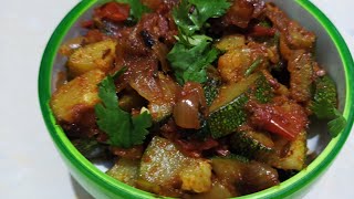 Zucchini Masala Sabji Indian Style | Zucchini Masala Gravy | Stir Fry Zucchini Recipe #zucchini