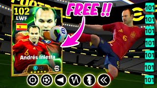 Free Epic Iniesta Best Training Guide 🥶 || efootball 2025 ✨