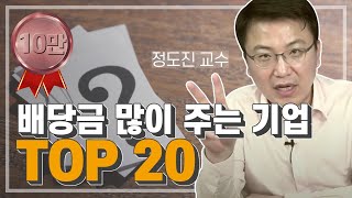 [정도진 교수의 알고투자 #9]하락장 속 빛나는 진주, 배당주!