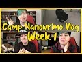 Camp Nanowrimo Writing Vlog Week 1 [CC]