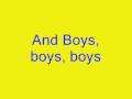 Boys Boys Boys - Lady Gaga Lyrics