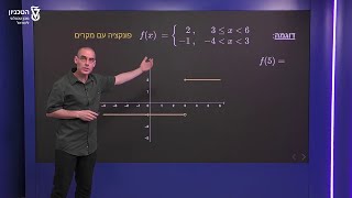 עוד דוגמאות של פונקציות וגרפים - פונקציה עם מקרים