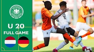 Netherlands vs. Germany 1-2 | Full Game | U20 Friendly