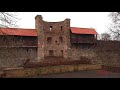 haapsalu episcopal castle estonia drone video 4k