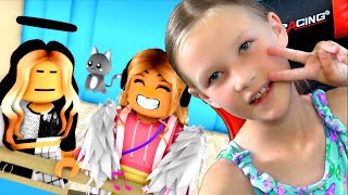Madison and Trinity Play Brookhaven and Get Chased by a Zombie in Roblox!!