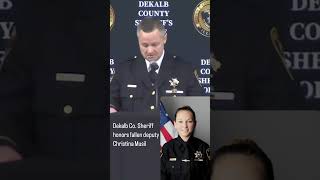 Community honors fallen DeKalb County Sheriff's deputy Christina Musil