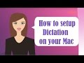 How to set-up Speech Recognition Dictation on you Mac in Yosemite- - For Free How to set-up Speech Recognition Dictation on you Mac in Yosemite- - For Free