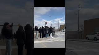 Long Queue Of Job Applicants In Canada