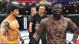 UFC 4 Bruce Lee vs. God Tidebringer - Who Wins in This Epic EA Sports UFC 4 Showdown?