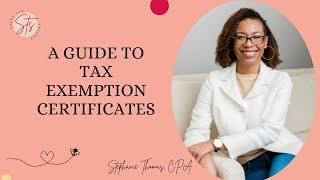 A Complete Guide to Tax Exemption Certificates – Stay Compliant, Stay Safe!