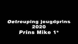 Uitroepen jeugdprins 2020