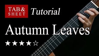 Autumn Leaves - Fingerstyle Lesson + TAB