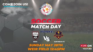 Maritime Super Series -  Suburban FC vs. Fredericton Reds Women's 12:45pm