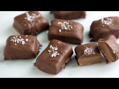 Chocolate Covered Caramel Recipe - Soft Caramels in Chocolate Chocolate Covered Caramel Recipe - Soft Caramels in Chocolate