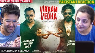 Pakistani Couple Reacts To Vikram Vedha Trailer | Hrithik Roshan, Saif Ali Khan, Pushkar & Gayatri