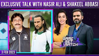 Game Set Match With Sawera Pasha And Adeel Azhar - Exclusive with Nasir Ali Shakeel Abbasi