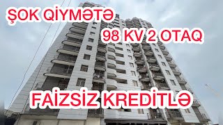 ❗️ŞOK QİYMƏTƏ❗️ FAİZSİZ KREDİTLƏ YASAMALDA 98kv 2OTAQLI MƏNZİL 055 289 02 07