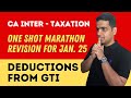 Deductions from GTI One Shot Marathon Revision for Jan. 25 I Full Revision + Practice