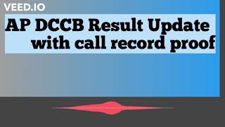 AP DCCB Results||Results Released