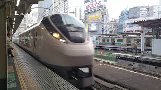 【鉄道動画】503 上野東京ライン E657系 特急列車 新橋駅 通過