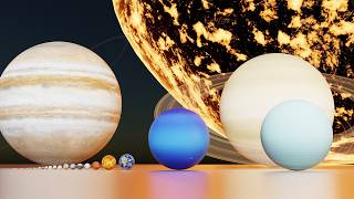 Solar System, Asteroids, Moons & Dwarf Planets Size Comparison!