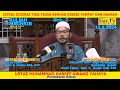 Ustaz Hanief - Isteri Dicerai Tiga Tidak Berhak Diberi Tempat dan Nafkah (Siri: 2)