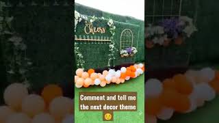 See the #ideas of #party #boxwood #backdrop #decoration #decor #cheers #champagne #hedge #wall