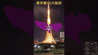 「強さ比べ」東京都VS大阪府