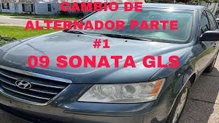 CAMBIO DE ALTERNADOR 09 SONATA GLS PARTE #1