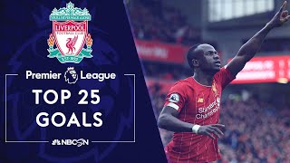 Liverpool's top 25 goals through Matchweek 29 | Premier League | NBC Sports