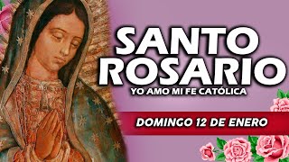 ❤️SANTO ROSARIO DE HOY DOMINGO 12 DE ENERO DE 2025🌷| Rosario | Yo Amo❤️Mi Fe Católica