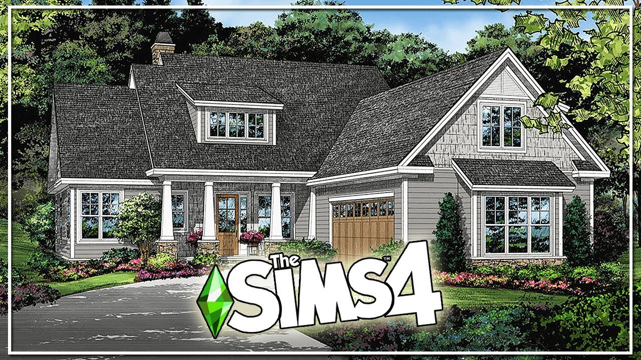 REAL TO SIMS: COZY FAMILY COTTAGE || The Sims 4: Speed Build (NO CC ...